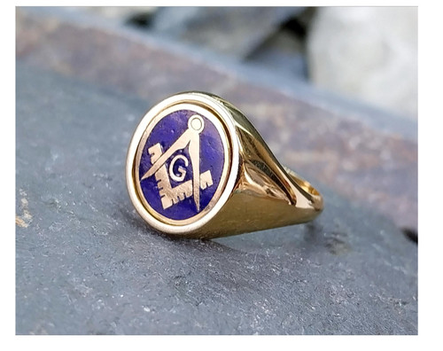 9ct gold masonic - 9ct,
