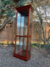 Modern cherry wood glass tall - glass,
