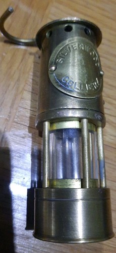 Silverwood mining company lamp - mining,