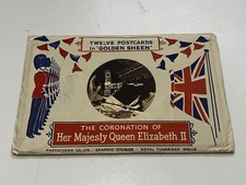 Queen Elizabeth II Coronation 1953 — 12-Postcard Set in Original Envelope, Rare