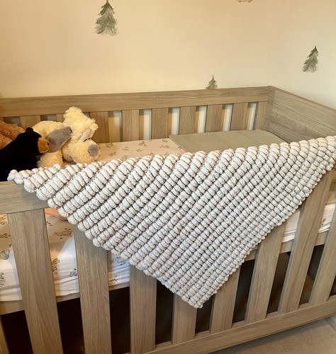 Pompom baby blanket - baby,