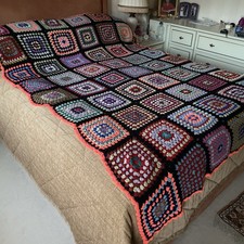 Hand Crocheted Black Vintage