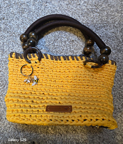 Handmade yellow crochet - yellow,