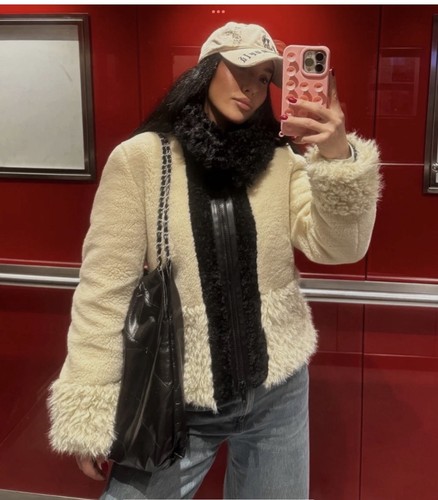 Zara faux fur patchwork - fur,