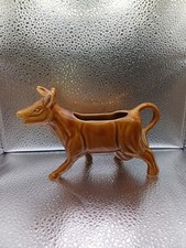 LIGHT BROWN COW/BULL SHAPED MILK/CREAM JUG  CREAMER 