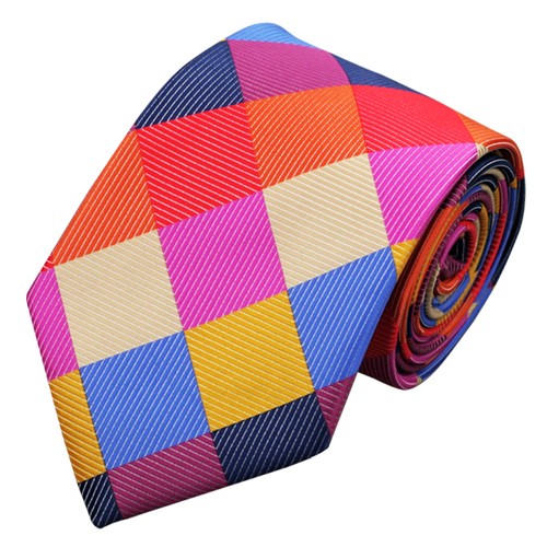 Multi coloured silk - coloured,