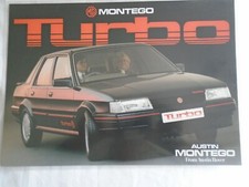 MG Montego Turbo brochure