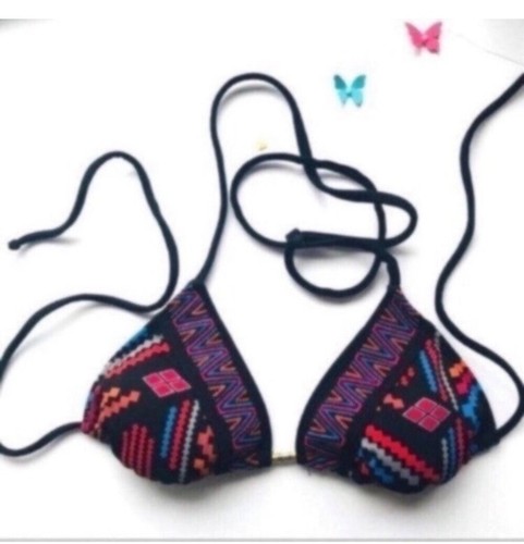 Guess printed triangle bra - printed,