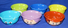 Disney Ceramic Bowls x 6 - 30 Years of Pixar Monsters Inc Inside Out & Toy Story