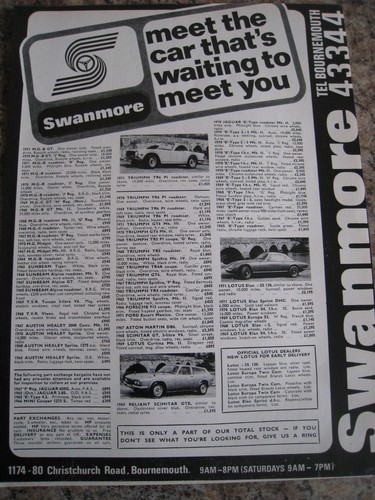 Swanmore car stock list - swanmore,