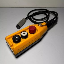 Crane/Hoist EMAS Pendant Remote Control 2 Hole + Emergency Stop Single Speed