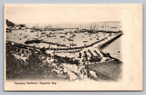 Postcard torquay regatta - -,