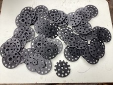 Black Plastic Insulation Board Retaining Discs 60 mm - Qty 48