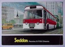 SEDDON PENNINE IV PSV Bus Chassis orig 1970 UK Mkt Sales Brochure