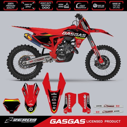 Gasgas motocross graphics kit - motocross,