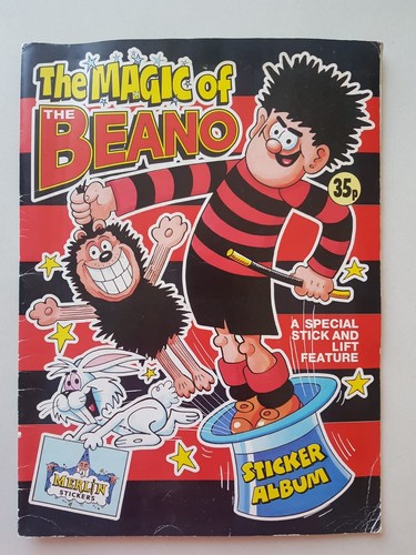The magic beano sticker - magic,