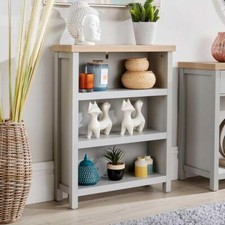 Living Room Furniture Grey Oak Coffee Console TV Stand Solid Bookcase 36mm Top