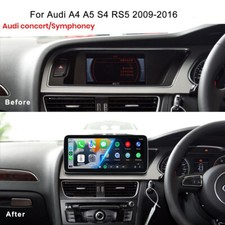 Android 13 Car Stereo GPS WIFI 4G For Audi A4 A5 Audi concert/Symphony Radio RHD