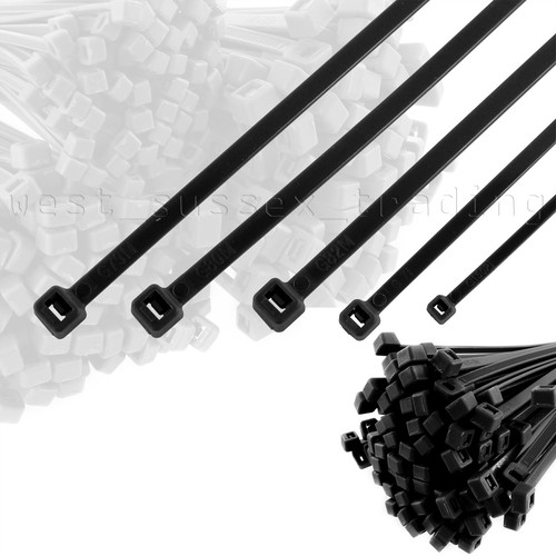 Black cable ties - black,