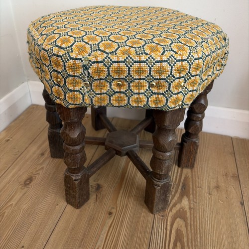 Vintage solid oak - oak, leg