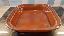 Brown Glazed Baking Dish