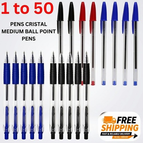 Bic pens cristal medium ball - pens,