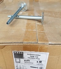 250No. 110mm METAL INSULATION FIXINGS,  ANCHOR COB PLUG, GLASS WOOL, RIGID FOAM