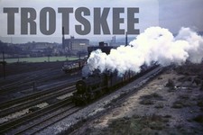35mm Slide BR British Railway Steam Loco 48445 Class 8F Mirfield 1966