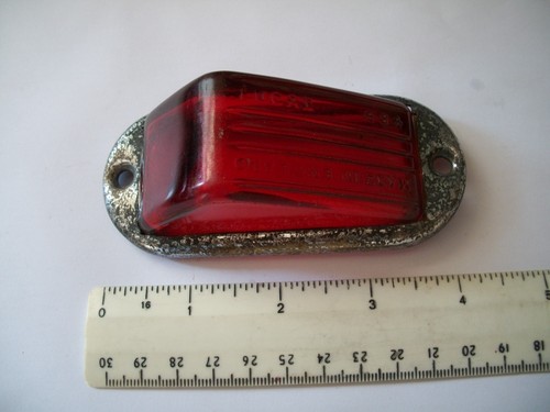Vintage red rear light - vintage,