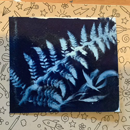 Ooak botanical fern - fern, leaves
