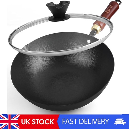 Inch carbon steel wok - 10,