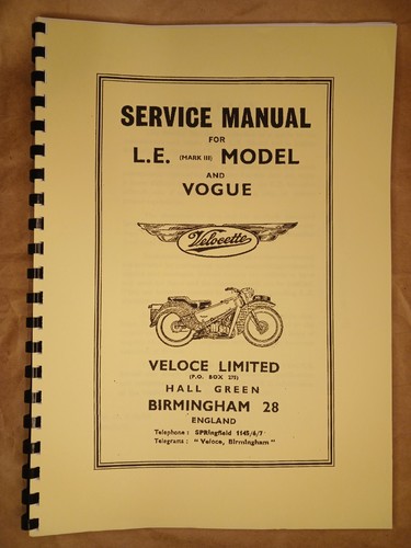 Velocette mk3 vogue - velocette, le