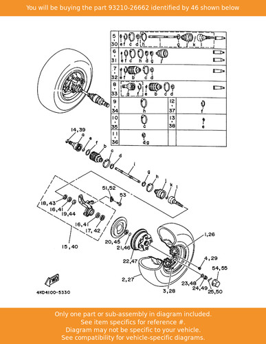 Yamaha ring 93210 26662 - yamaha, o-ring,