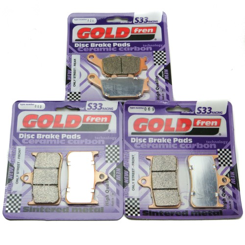 Goldfren s33 brake pads front - s33,