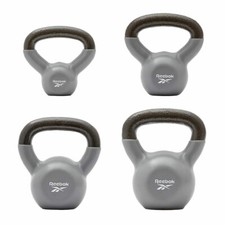 Reebok Kettlebell Cast Iron Weight Lifting Training Fitness Gym Workout 1-5kg