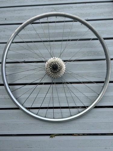 Rear bike wheel silver - wheel, 622