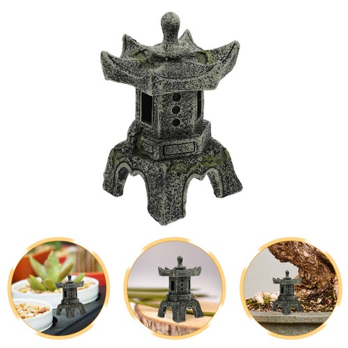 Resin garden pagoda - resin,