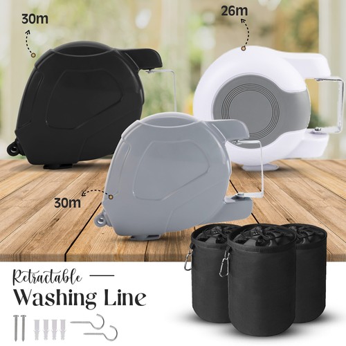 30m retractable washing - 12-30m,