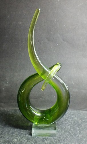 Excellent murano style green - style,