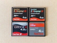 4 x 4GB Sandisk Extreme Ultra