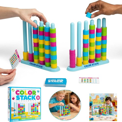 Colour match stacking - colour, puzzle