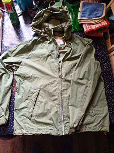 Fat face mens green hooded - green,