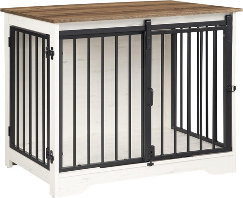 Dog crate furniture wooden - crate,