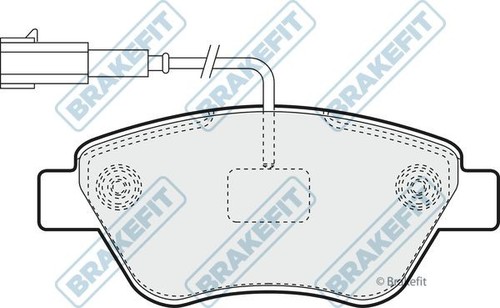 Apec front brake pad - apec, for