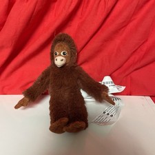 IKEA SMALL Djungelskog Orangutan Monkey Brown Soft Plush Toy 7” Comforter 