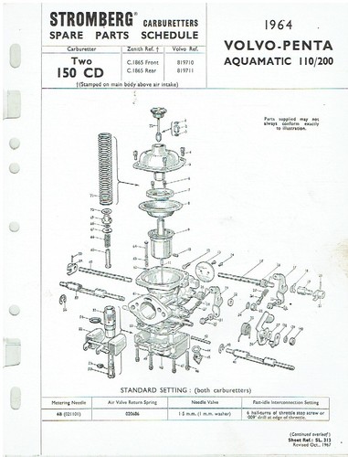 Volvo penta model 1964 - volvo-,