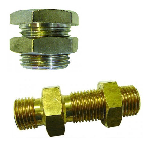 Brass bulkhead - brass,