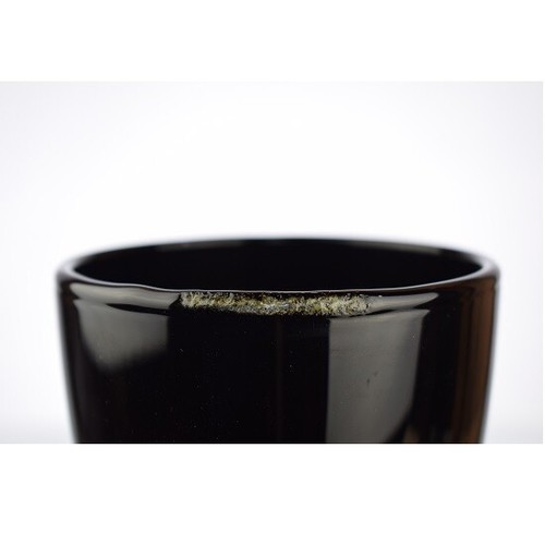 Black wine goblets set 4 - wine,