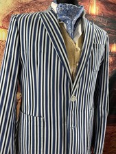 Jasper Conran Men’s Boating Blazer – Size 44 Regular – Vibrant Mod Style