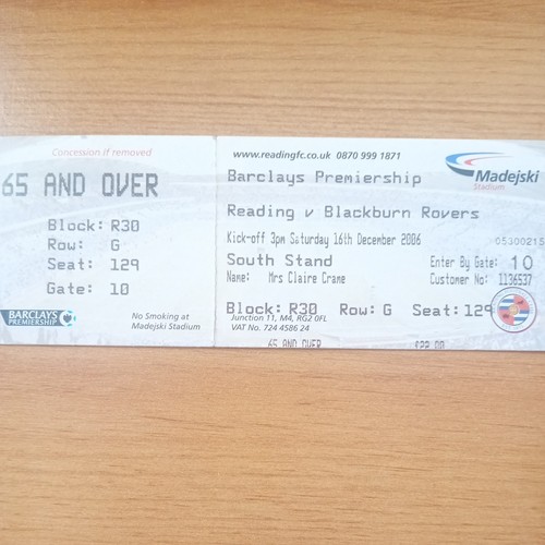 Ticket 2006 2007 12 - ticket, 2006/2007